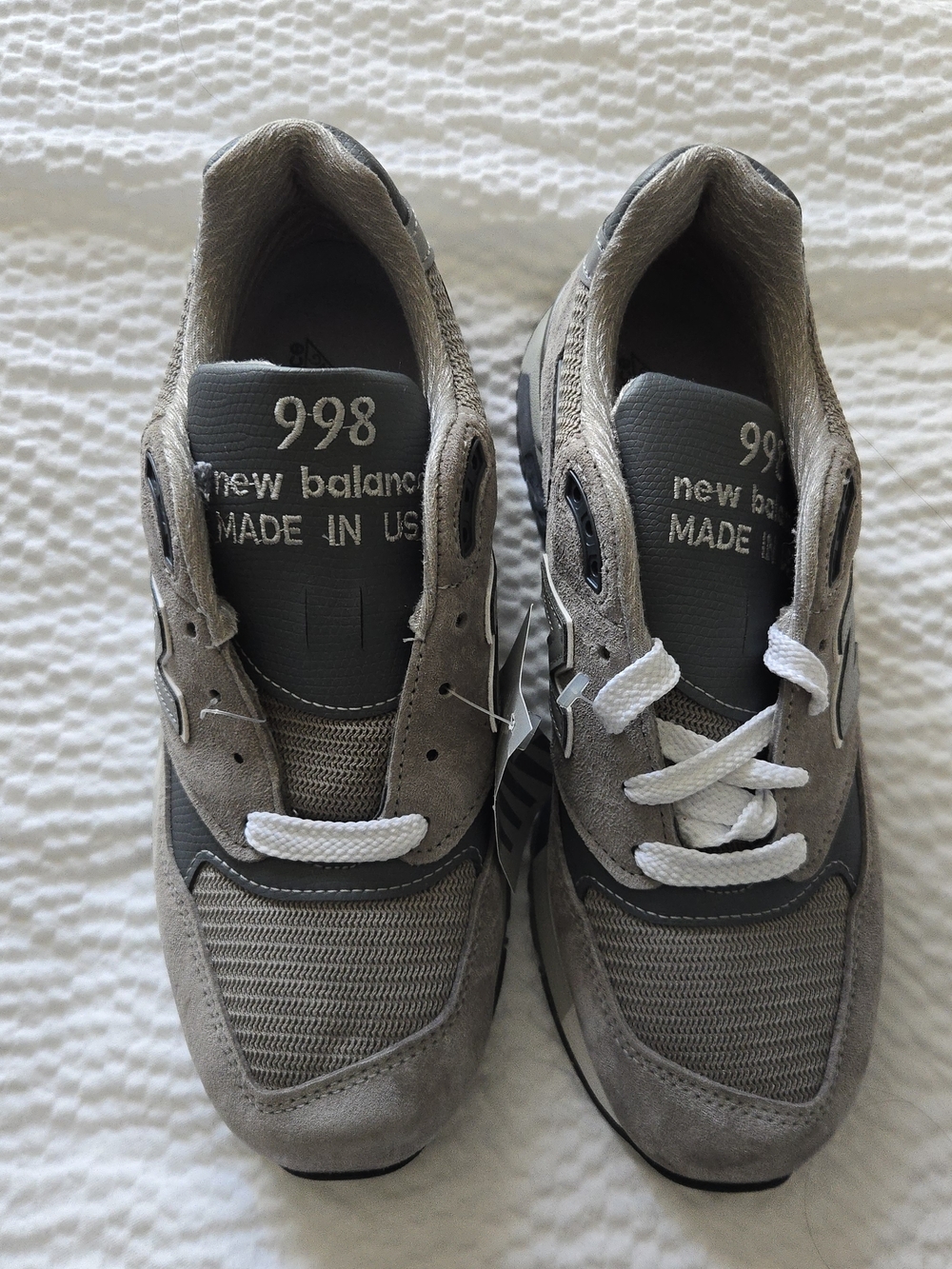 New Balance 998 Women 7.5 Made In USA Gray Suede & Mesh Sneakers 042026 - Picture 2 of 9